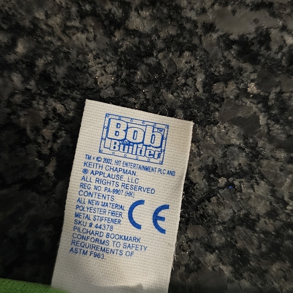 Bob The Builder Pilchard Plush Bookmark Pre Reader Readers Nick Jr 2002 Y2k Vtg - Picture 5 of 5